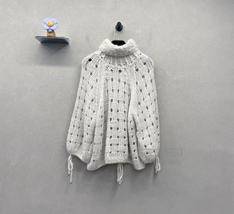 Chanel Chanel Checkerboard alpaca wool knitted sweater Size XS / US 0-2 / IT 36-38 - 2 Thumbnail