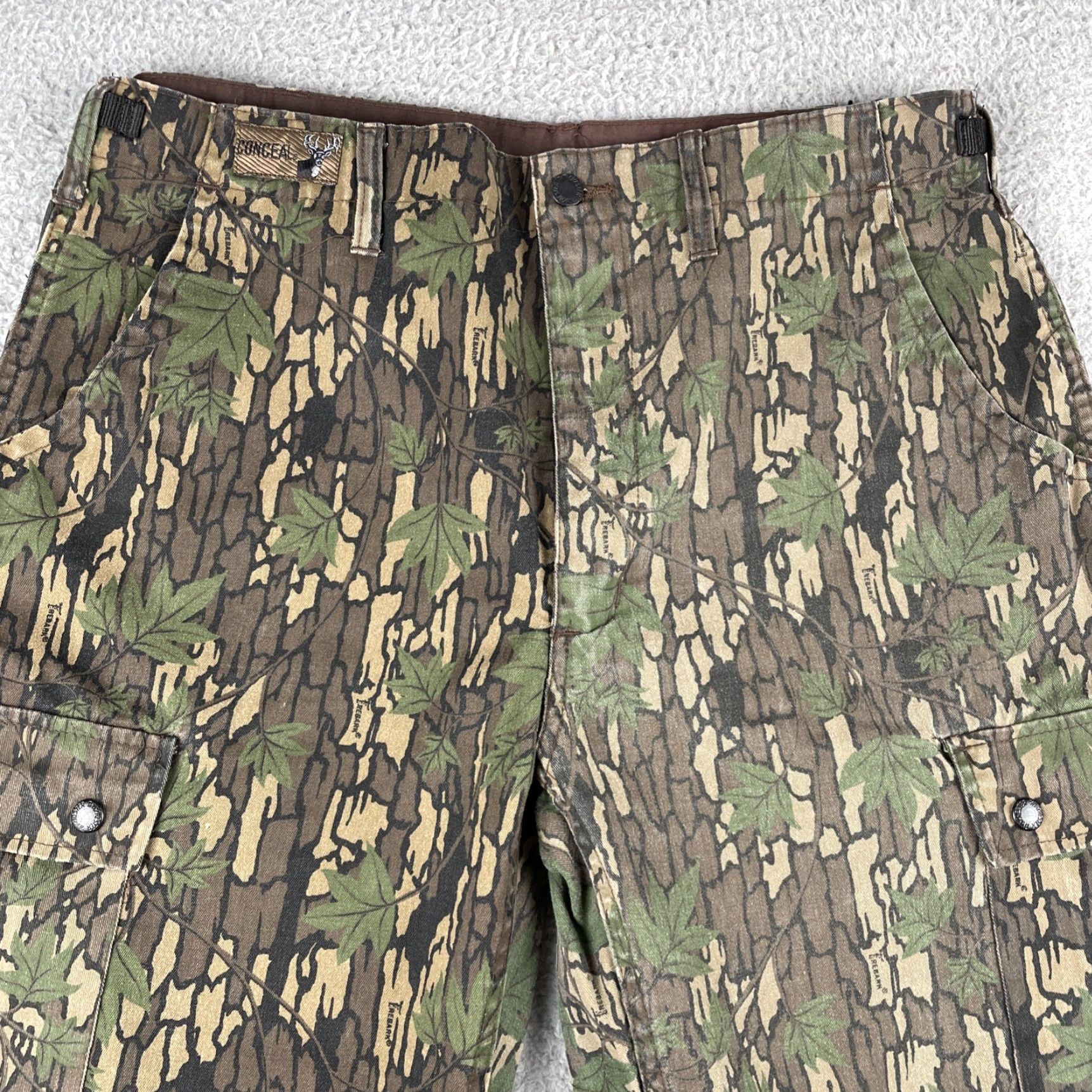 Vintage Winchester Camouflage Cargo Pants Trebark Mens 38 Brown Green EUC Cargo Pants Camouflage Trebark Pattern Size US 38 / EU 54 - 2 Thumbnail