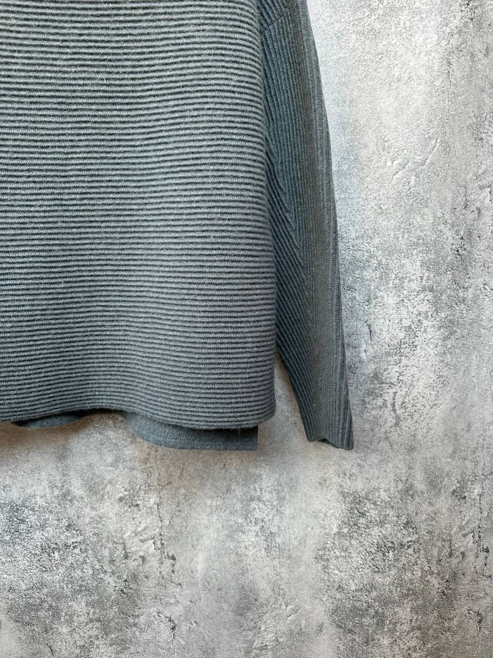 Designer × Reiss Reiss Lila Ribbed High Neck Sweater Relaxed Striped Jumper Size M / US 6-8 / IT 42-44 - 10 Thumbnail