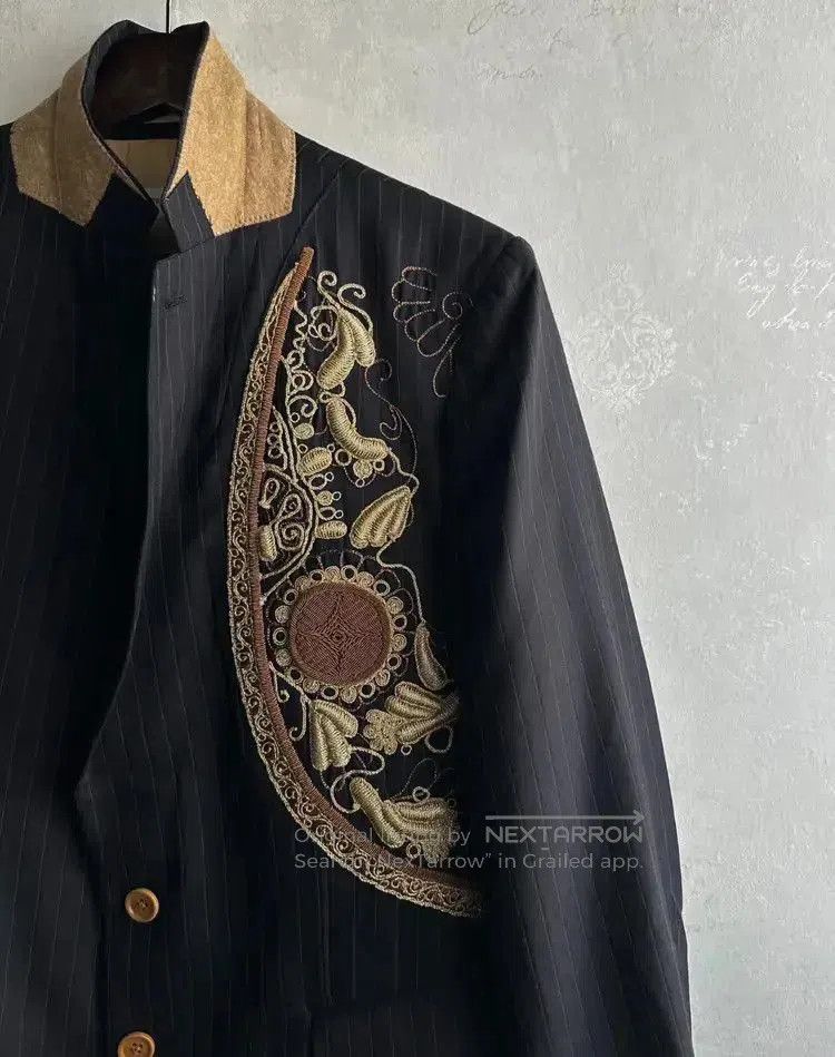 Sz 50 Dries Van Noten 15SS Stitches Jacket.
