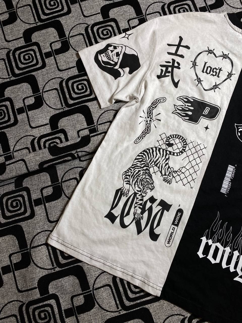 Affliction × Japanese Brand Y2K Affliction Style All Over Print T Shirt Tee Tapout Japan Size US M / EU 48-50 / 2 - 6 Thumbnail