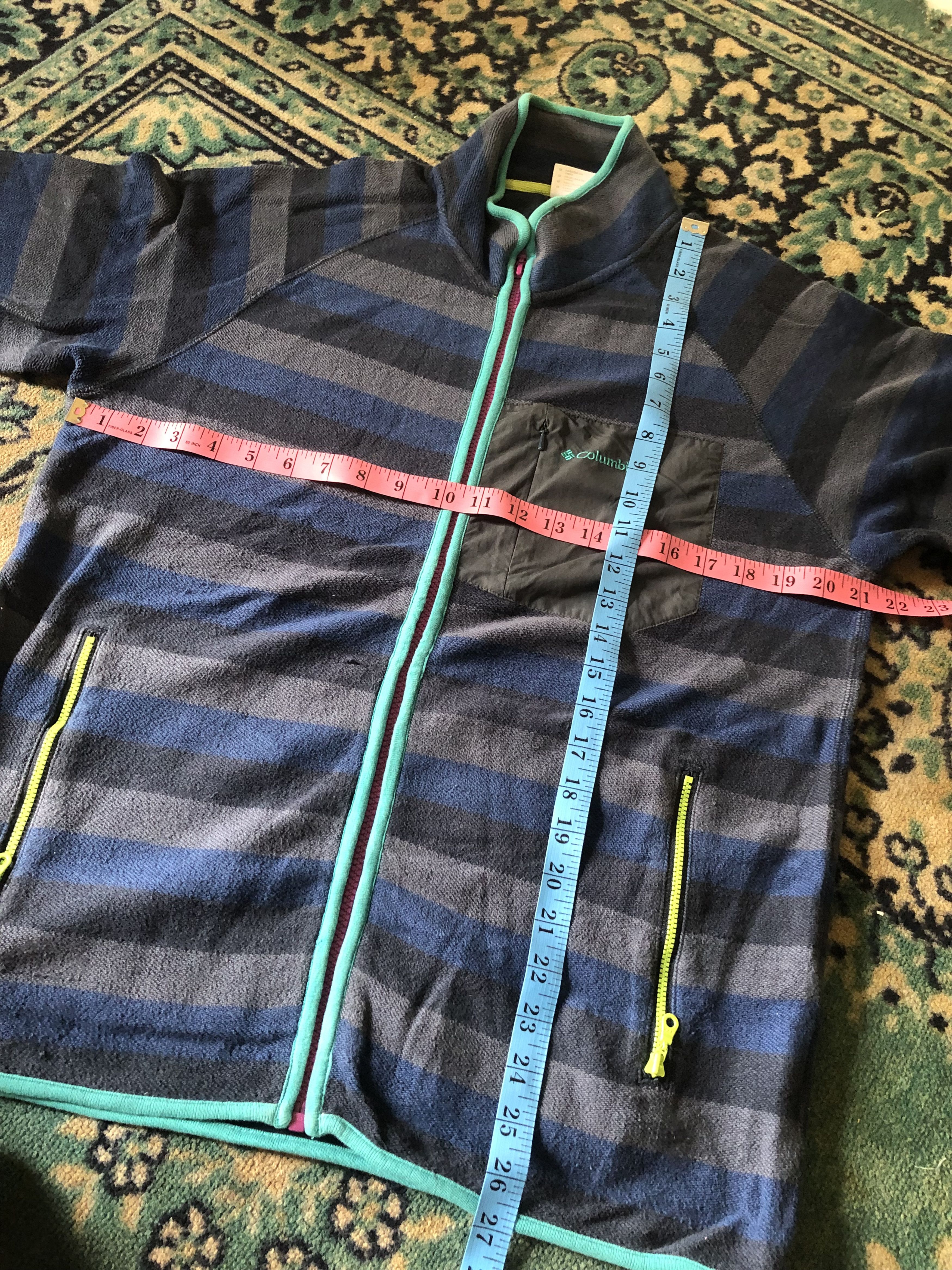 Columbia Columbia Sweater Stripe Rare Jumper Medium Size US M / EU 48-50 / 2 - 6 Thumbnail