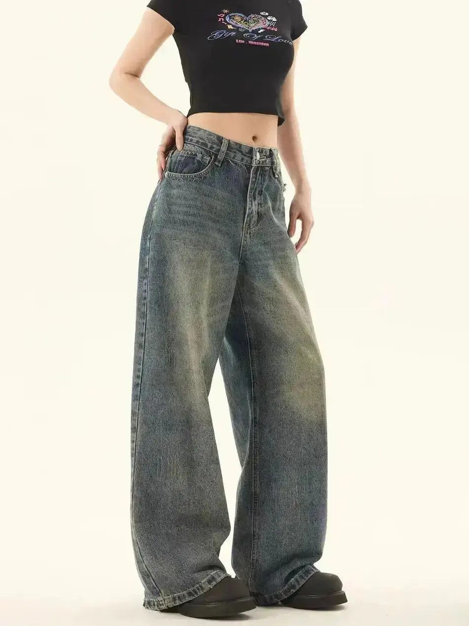 Japanese Brand washed faded tie dye gradient punk hiphop jeans Size US 30 / EU 46 - 3 Thumbnail