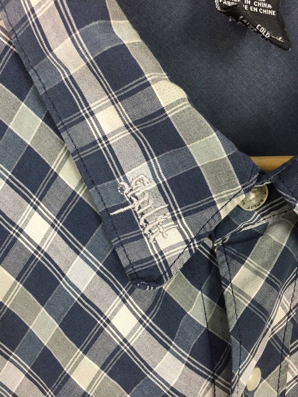 Split SPLIT Skateboards Pearl Snap Button Western Plaid Shirt Size US XL / EU 56 / 4 - 4 Thumbnail