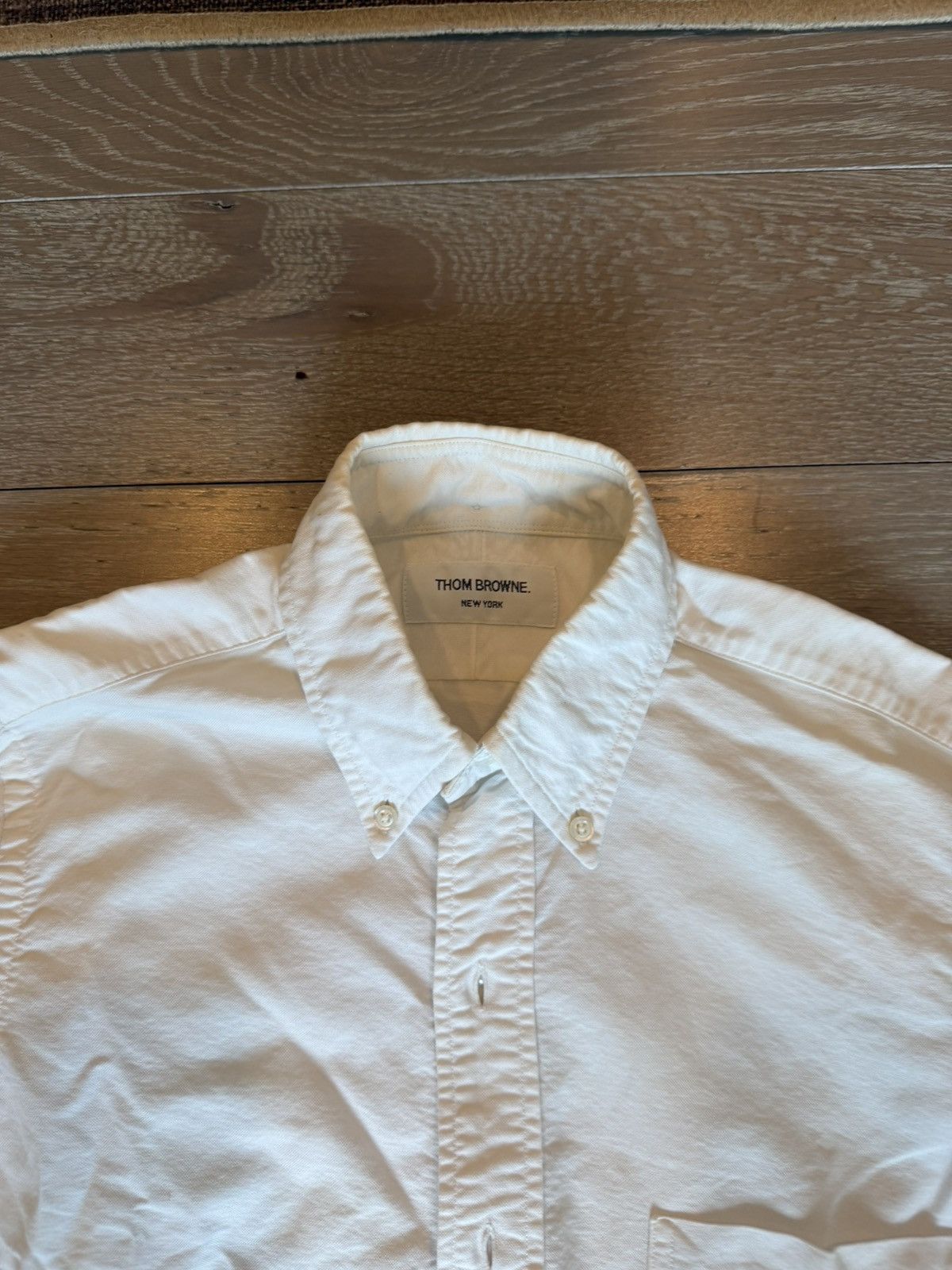 Thom Browne Thom Browne White Oxford Size US S / EU 44-46 / 1 - 3 Thumbnail
