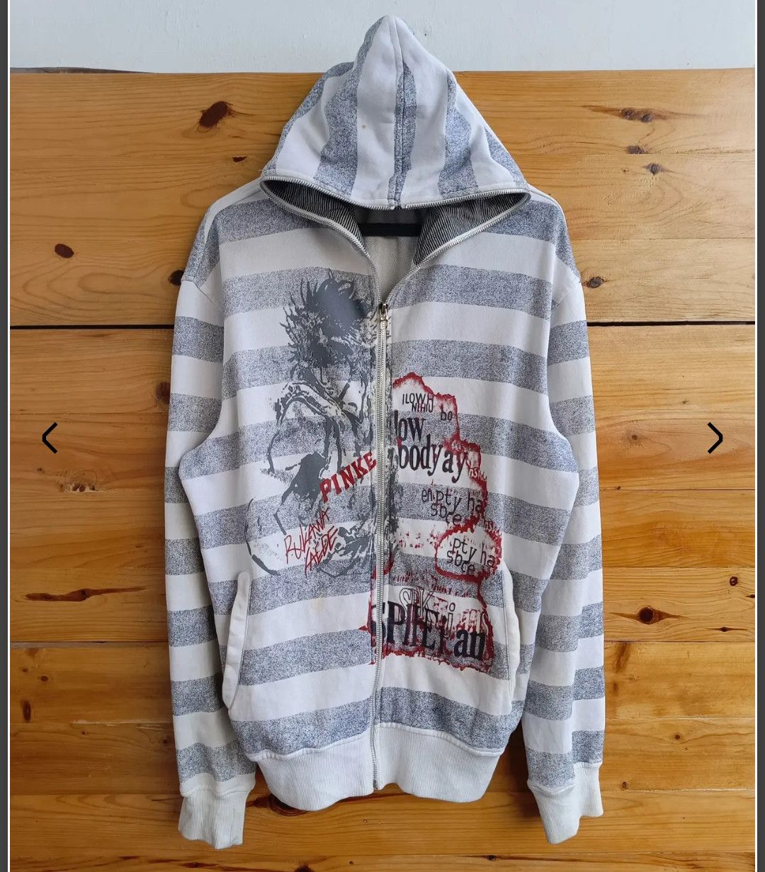 Beauty Beast 2000's Japanese fashion archives striped anime characters Size US L / EU 52-54 / 3 - 7 Thumbnail