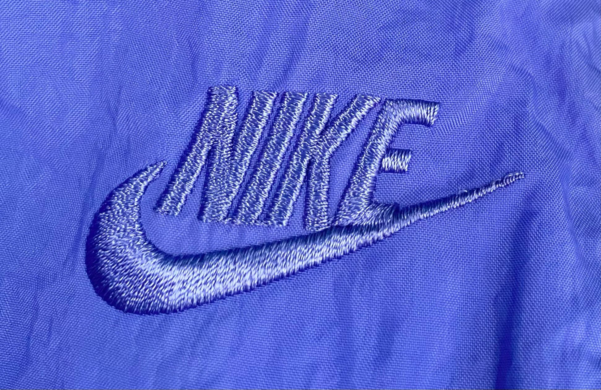Nike 90’s Nike Spellout Grey Tag Purple Windbreaker Pants Medium Size 34" / US 12 / IT 48 - 4 Thumbnail