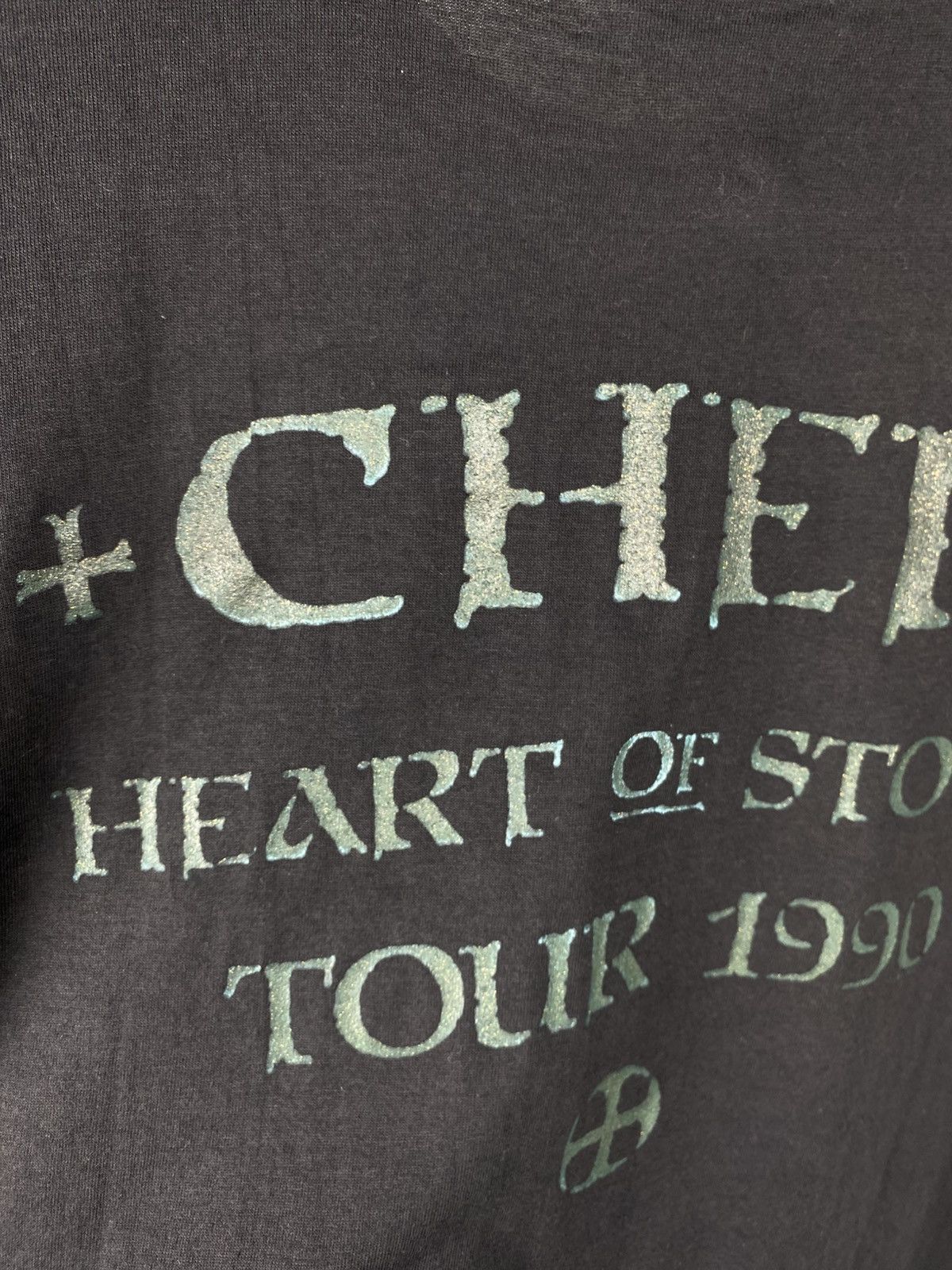 Band Tees Vintage 1990 Cher Heart Of Stone Tour Tee size XL made in US Size US XL / EU 56 / 4 - 13 Thumbnail