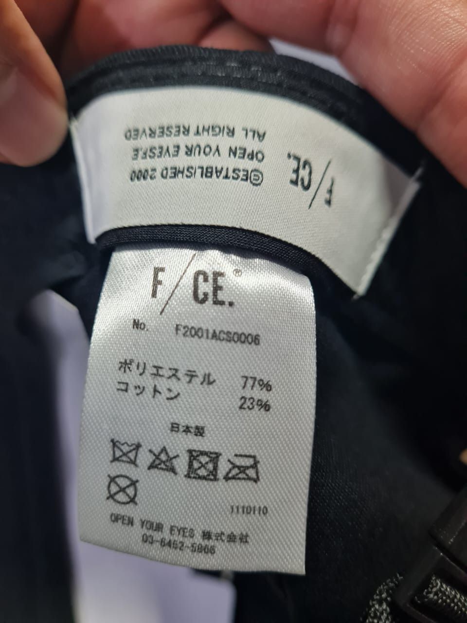 F/CE F/CE 8 PANEL CAP BLACK Size ONE SIZE - 6 Thumbnail