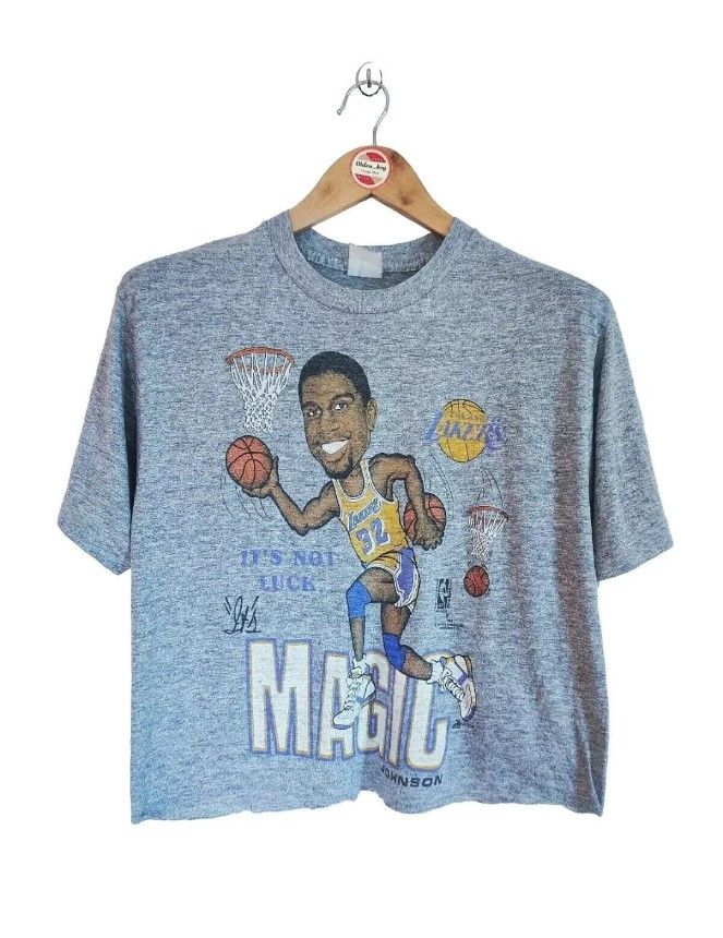 MAGIC JOHNSON Vintage 1990 Original LOS ANGELES la LAKERS