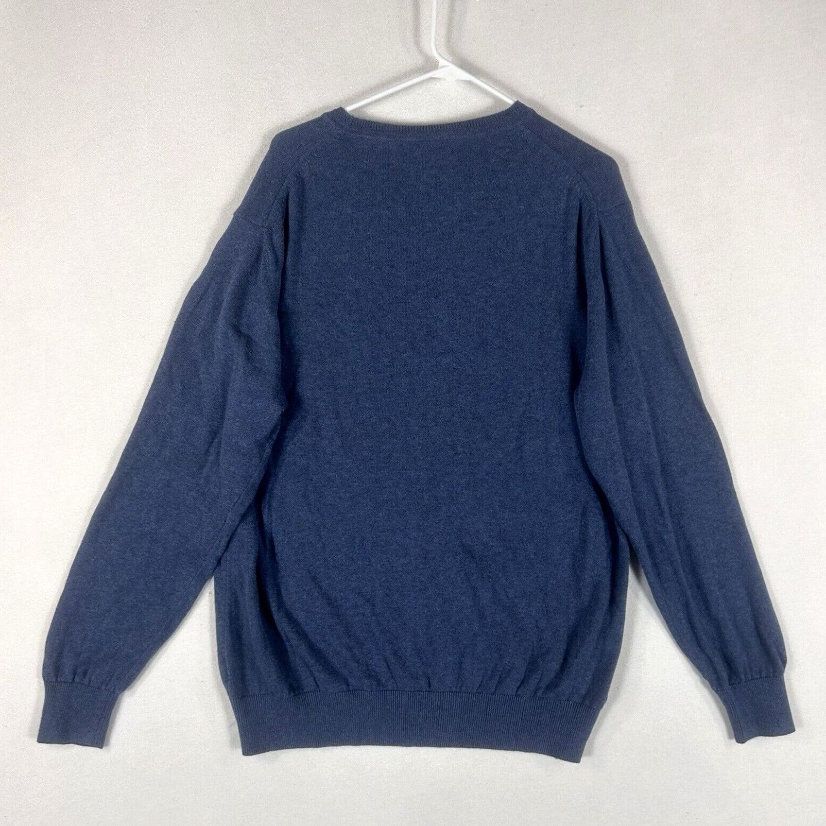 Vintage Southern Pines Golf Sweater Mens XL Blue Long Sleeve Pullover Crew Neck Casual Knit Cotton 100% All Seasons Size US XL / EU 56 / 4 - 7 Thumbnail
