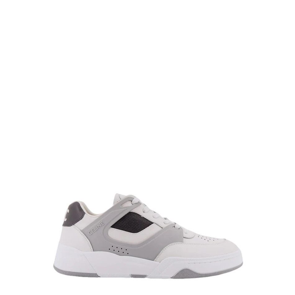CELINE CT-09 $1050 Optic White/Gray Sneakers New & Authentic