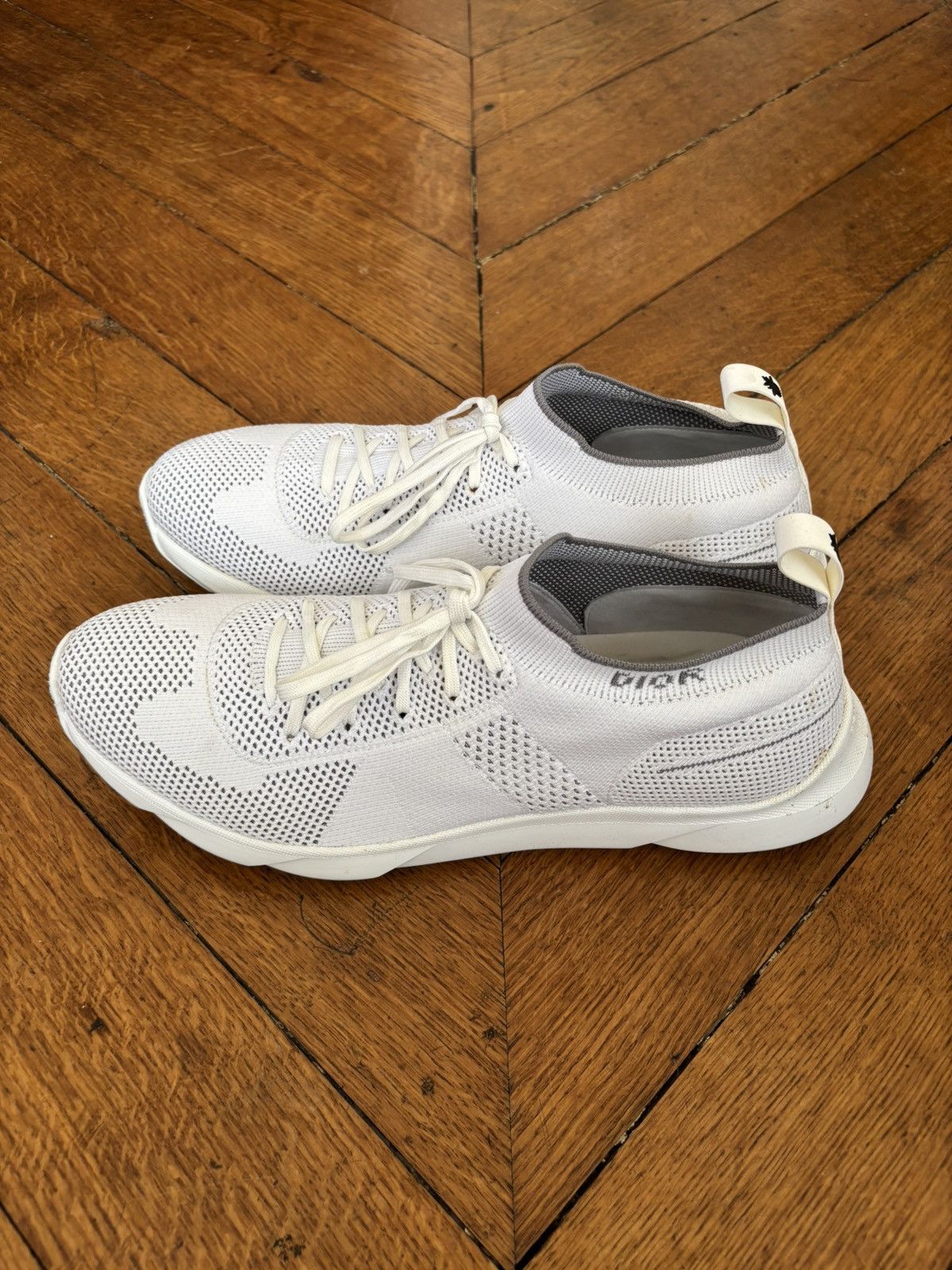 Dior Dior B21 Knit Sneakers – White (EU 45 / US 12) Size US 12 / EU 45 - 4 Thumbnail