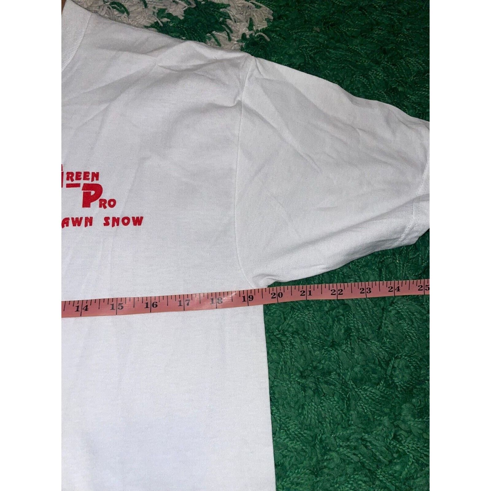 Jerzees Vintage Mowing Shirt Jerzees Green Pro Tree Lawn Snow Tee M Size US M / EU 48-50 / 2 - 6 Thumbnail