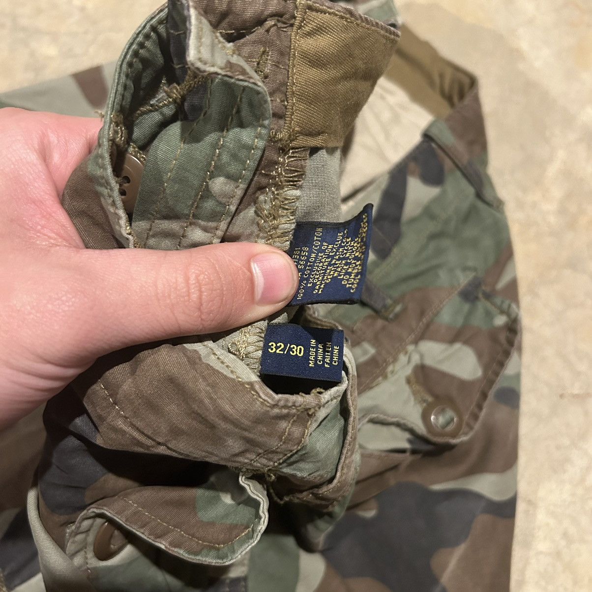 Polo Ralph Lauren × Vintage Vintage Polo Ralph Lauren Utility Military Camo Cargo Pants Size US 32 / EU 48 - 8 Thumbnail