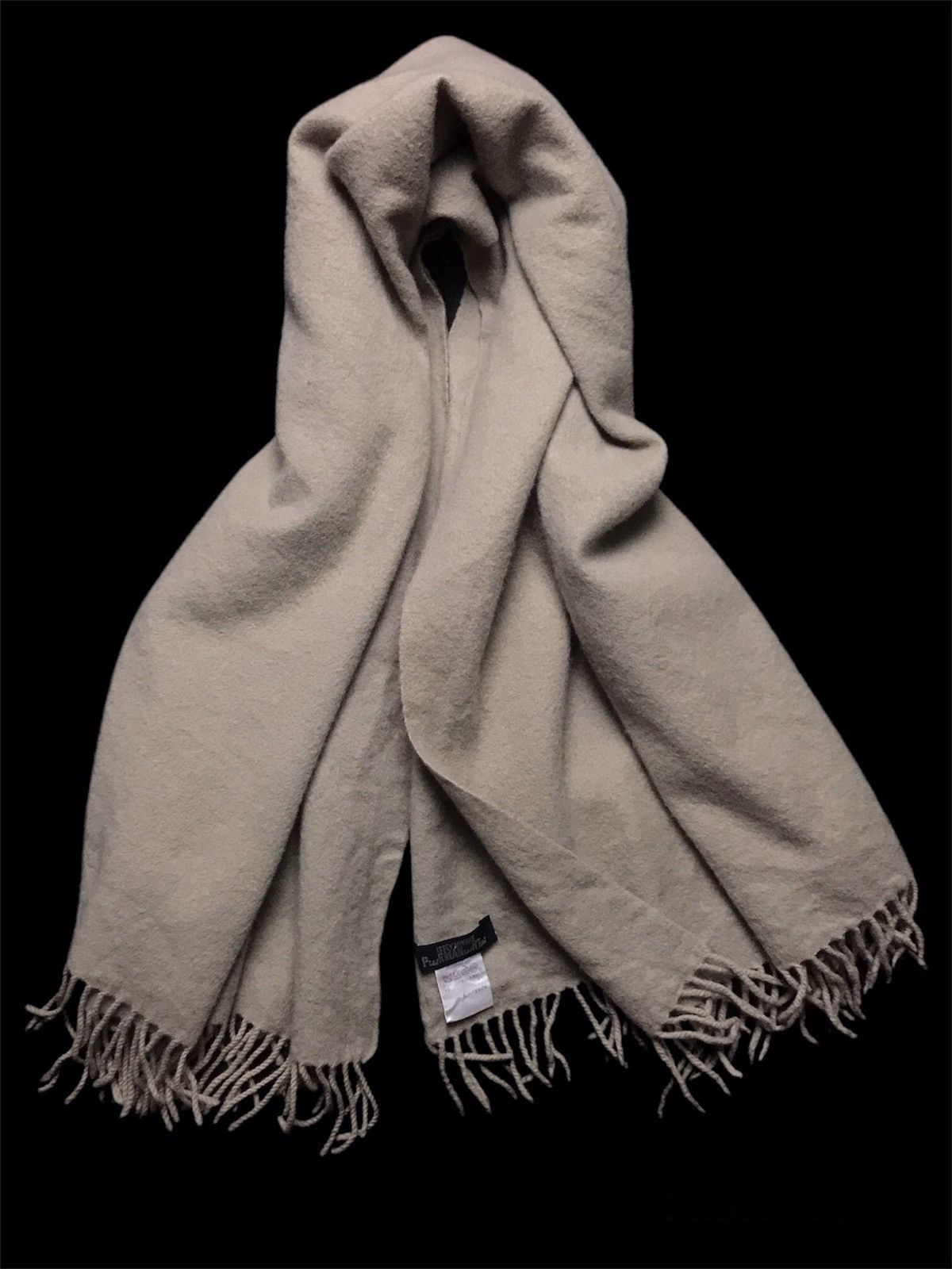 Issey Miyake Vintage Issey Miyake Permanente Wool Scarf/Muffler Size ONE SIZE - 4 Thumbnail