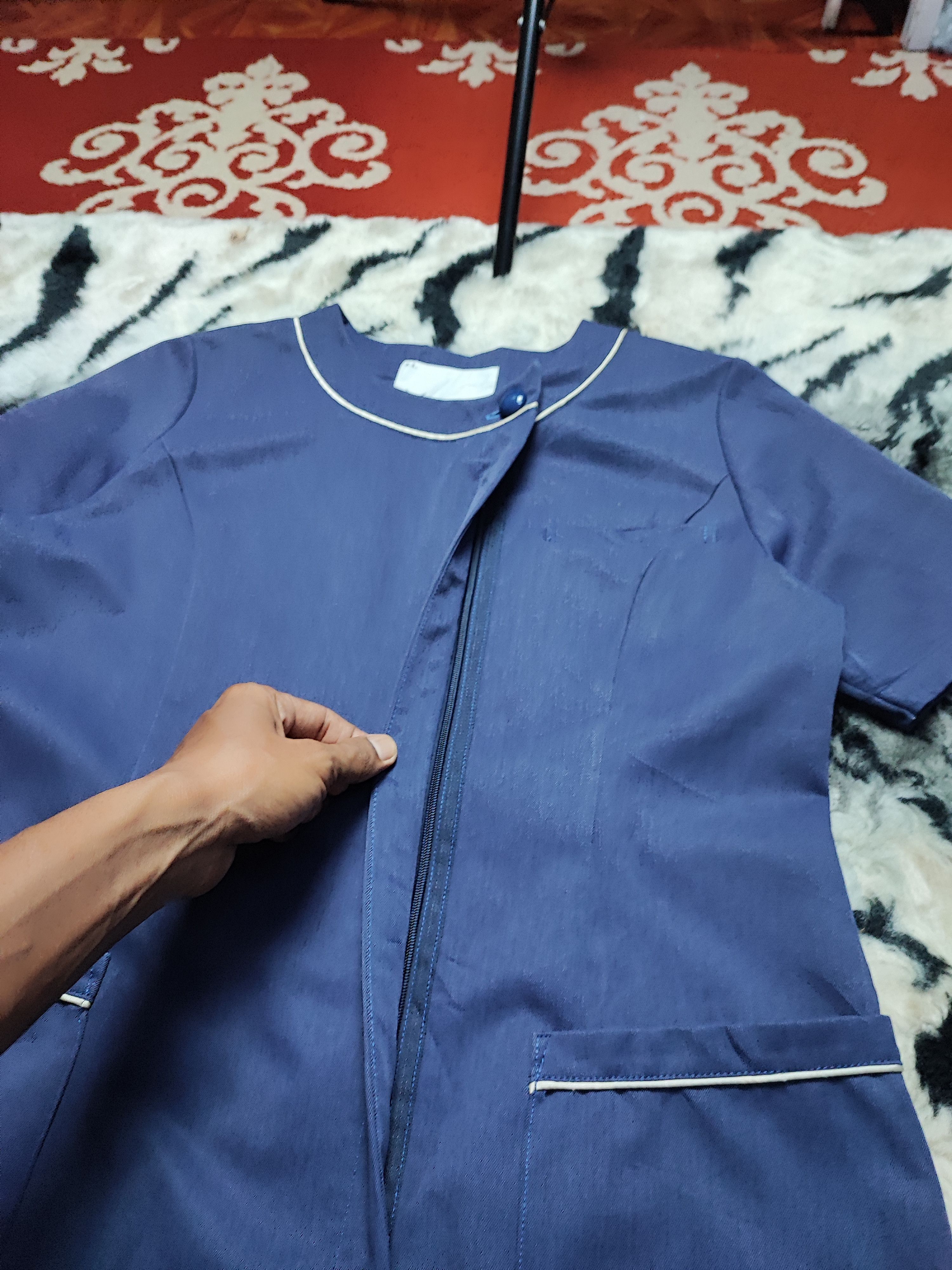 Hanae Mori Vintage Boutique Long Dress Shirt Size XL / US 12-14 / IT 48-50 - 7 Thumbnail