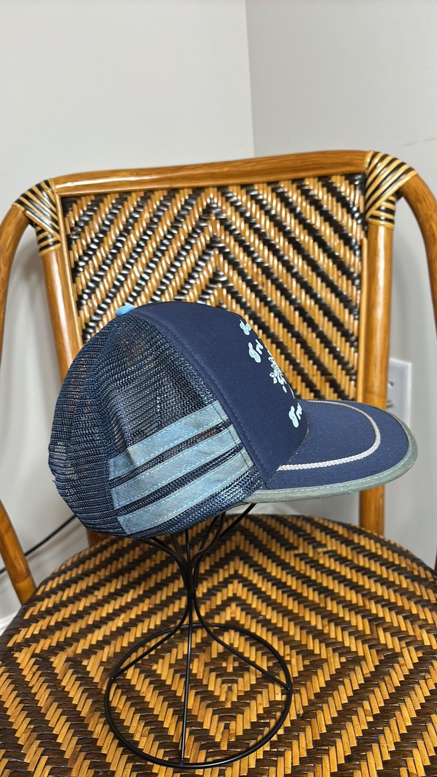 Vintage Vintage Tri State Tree Service 3 Stripe Trucker Hat Size ONE SIZE - 4 Thumbnail