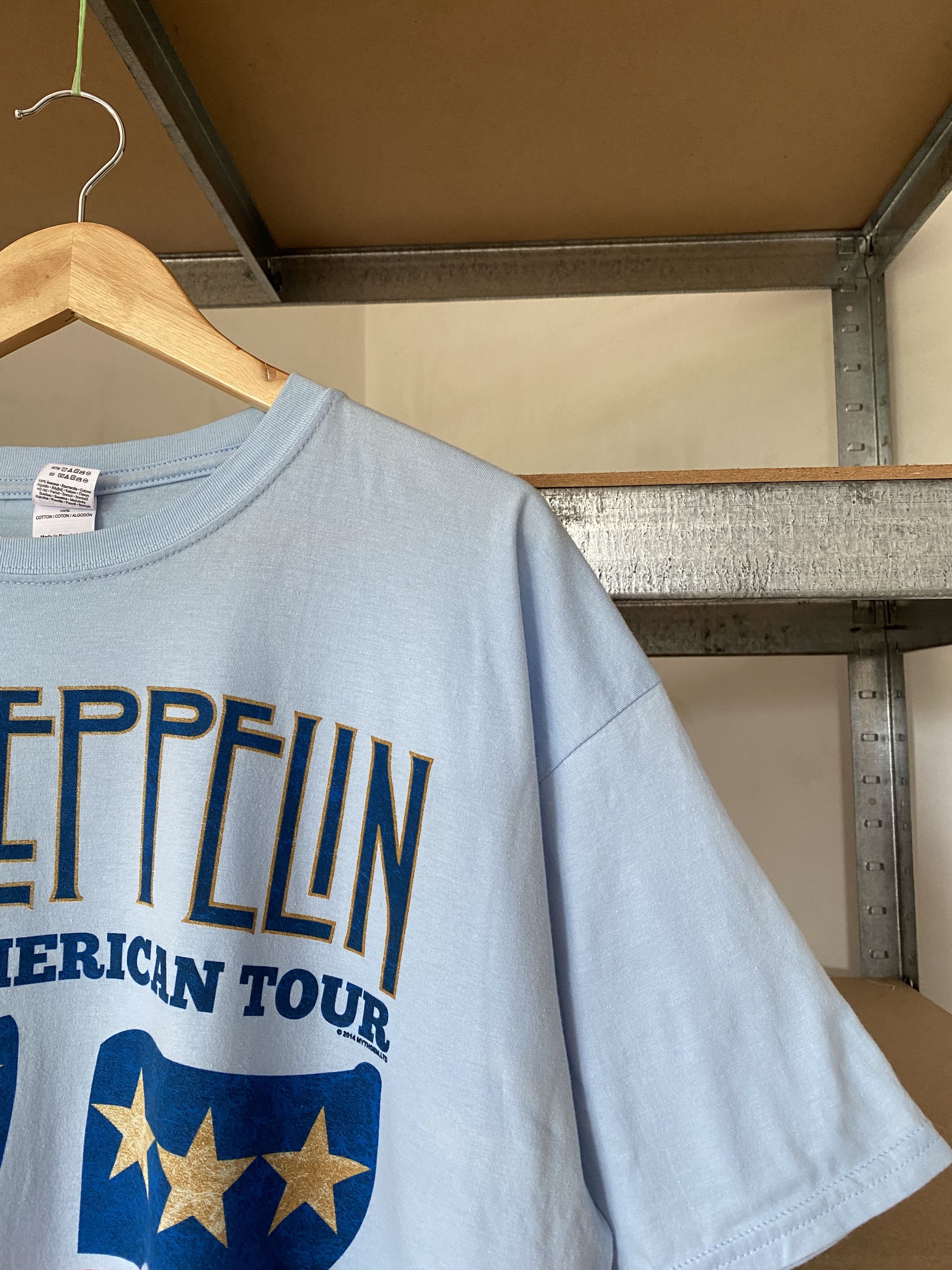 Band Tees Vintage 2014 Led Zeppelin North American Tour 75 T-shirt Size US XXL / EU 58 / 5 - 5 Thumbnail