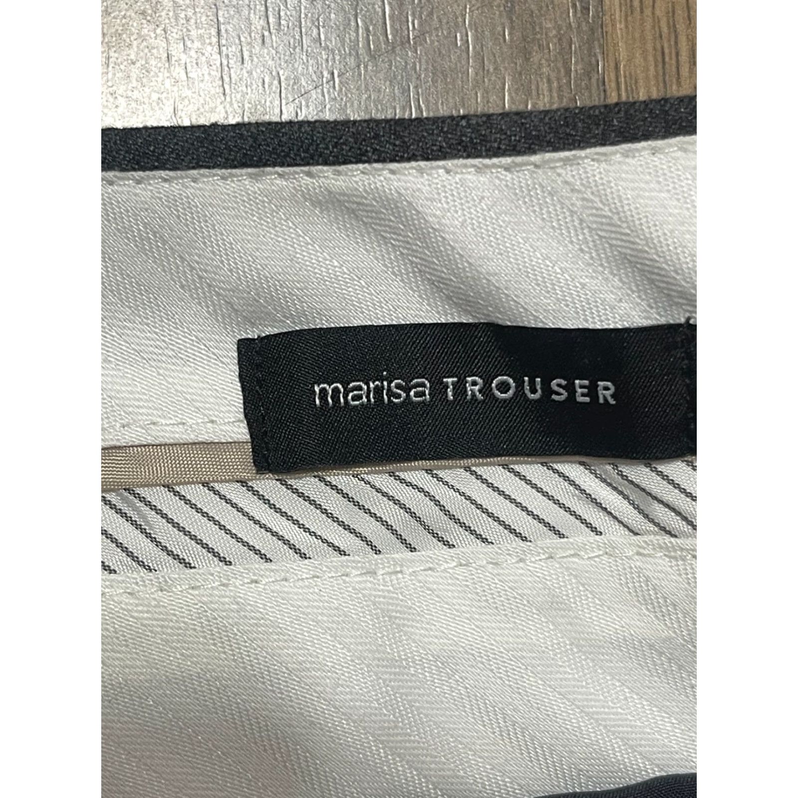 Ann Taylor Ann Taylor LOFT Pants Women's Size 4 Gray Dress Pants Marisa Trouser, Regular, Straight, Inseam 32.5 in, Polyester Rayon, Flat Front, ZZ Size 27" / US 4 / IT 40 - 6 Thumbnail