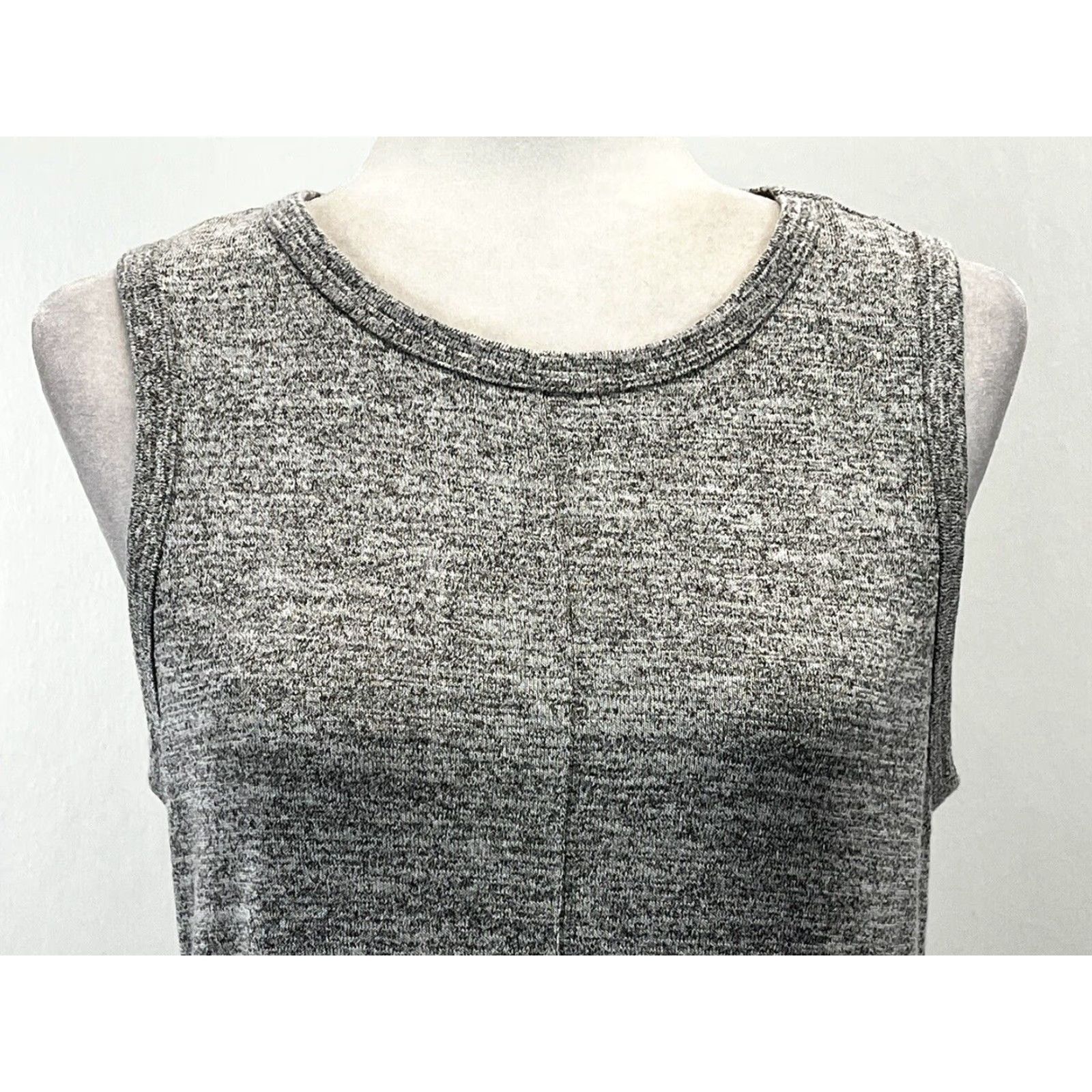 Vintage A New Day Gray Knee Length Stretch Dress Medium Womens Size M / US 6-8 / IT 42-44 - 5 Thumbnail
