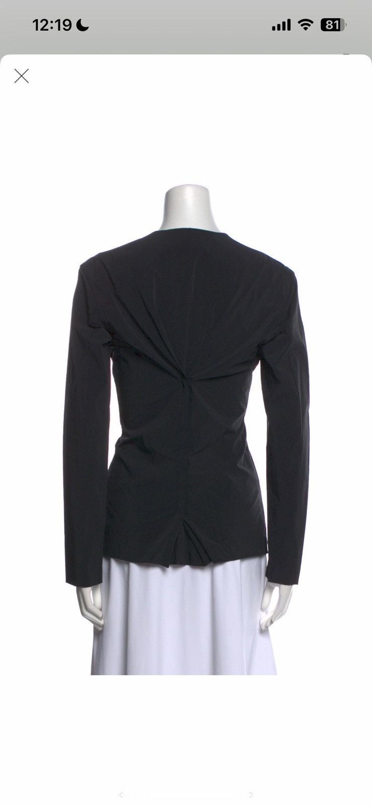 Issey Miyake Issey Miyake V-Neck Wrap Top Size S / US 4 / IT 40 - 3 Thumbnail