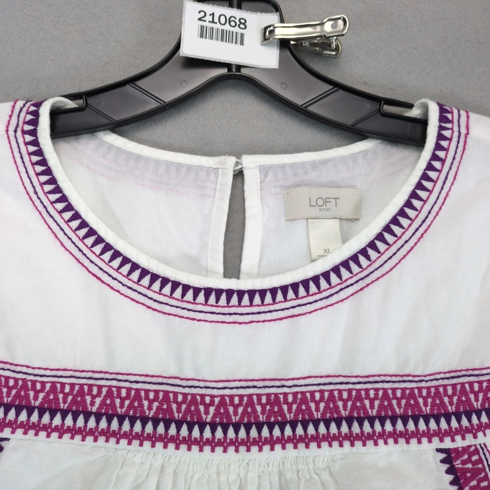 Loft Loft White Linen Blend Sleeveless Shift Dress Sz XL Boho Size XL / US 12-14 / IT 48-50 - 10 Thumbnail