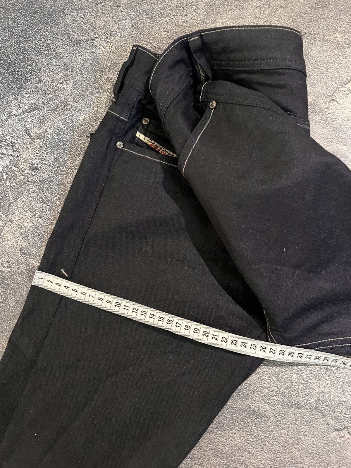 Diesel Diesel Destroyed Underground Jean / Archive Slim Vintage Y2K Size US 31 - 10 Thumbnail