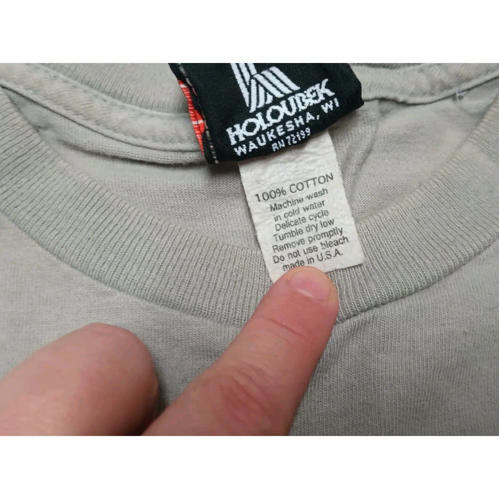 Harley Davidson Harley-Davidson T-Shirt Mens Large Gray USA Y2K USA American Tradition Logo? Size US L / EU 52-54 / 3 - 4 Thumbnail