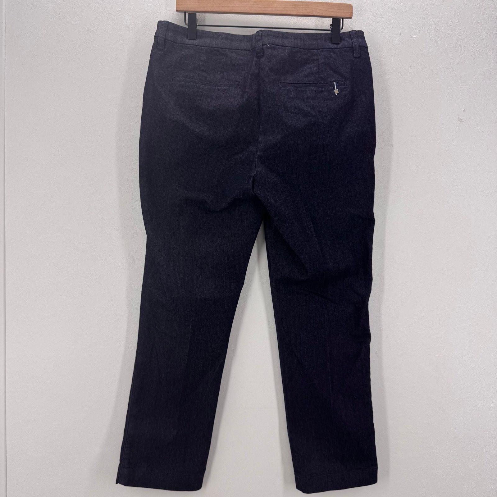 Marina Rinaldi NWT Marina Rinaldi Idillico Dark Navy Denim Pant sz 8 Casual Size 30" / US 8 / IT 44 - 4 Thumbnail