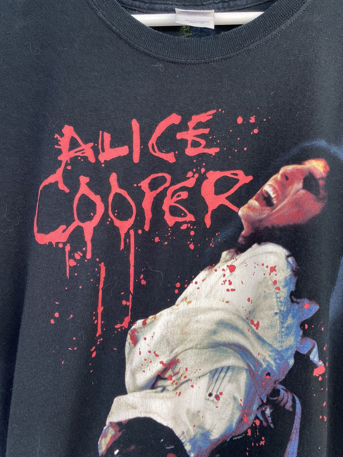 Gildan Vintage Alice Cooper 2009 Graphic Rock T-shirt Size US L / EU 52-54 / 3 - 5 Thumbnail