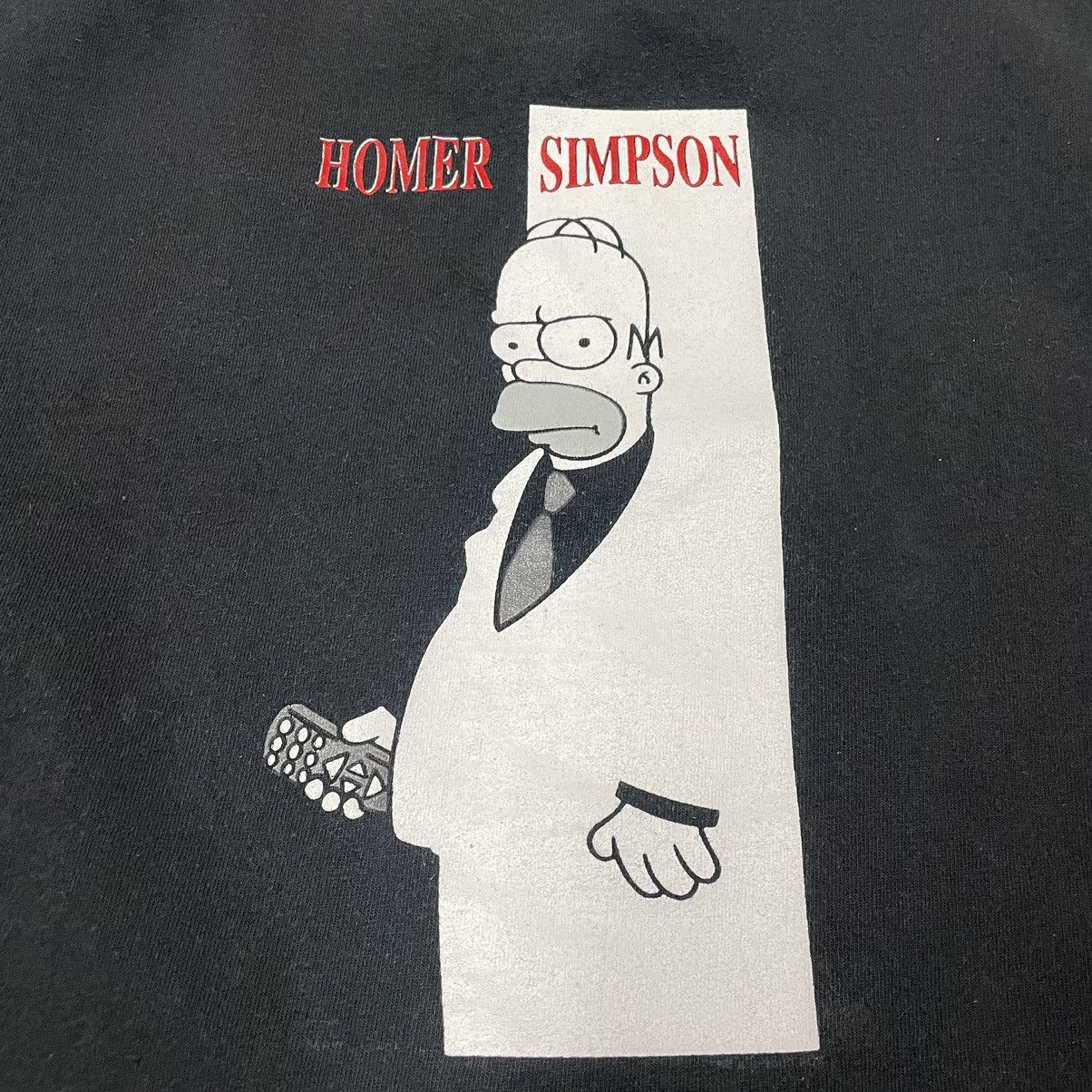 The Simpsons × Vintage Vintage Homer Simpson Scarface T-shirt Size US L / EU 52-54 / 3 - 2 Thumbnail