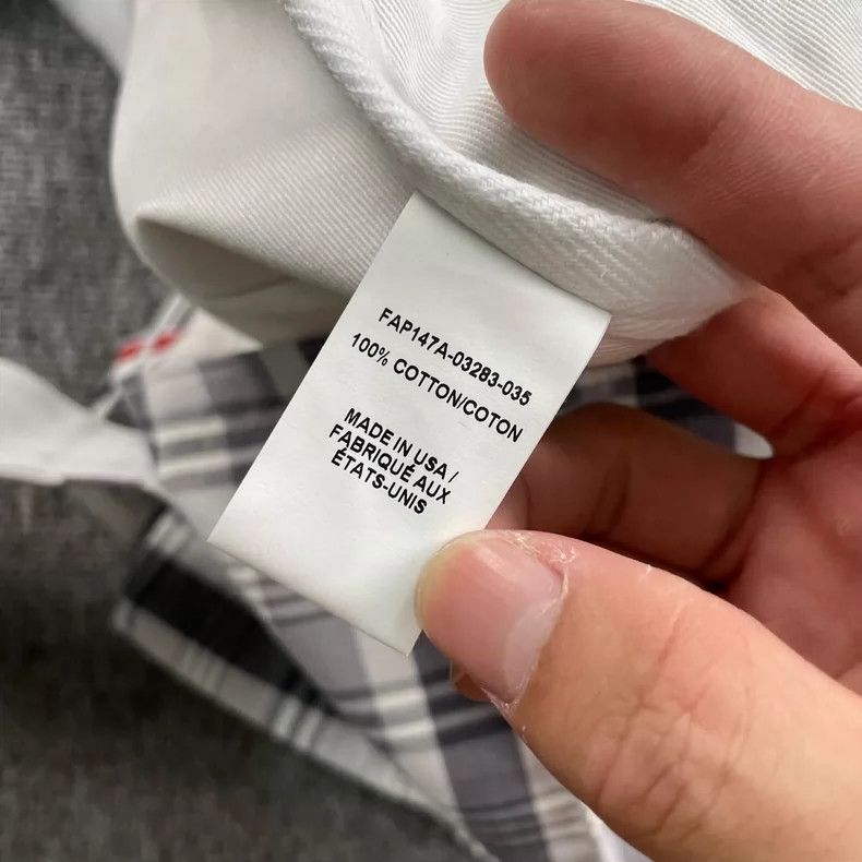 Thom Browne Thom Browne Gray and white checkered tote bag Size ONE SIZE - 5 Thumbnail