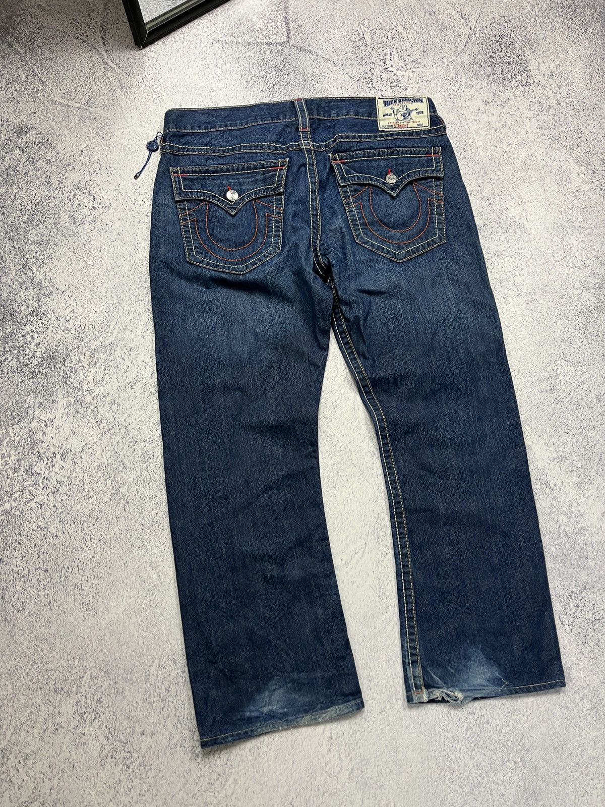 True Religion True Religion Straight Jeans Made In USA Chief Keef Style 38 Size US 38 / EU 54 - 4 Thumbnail