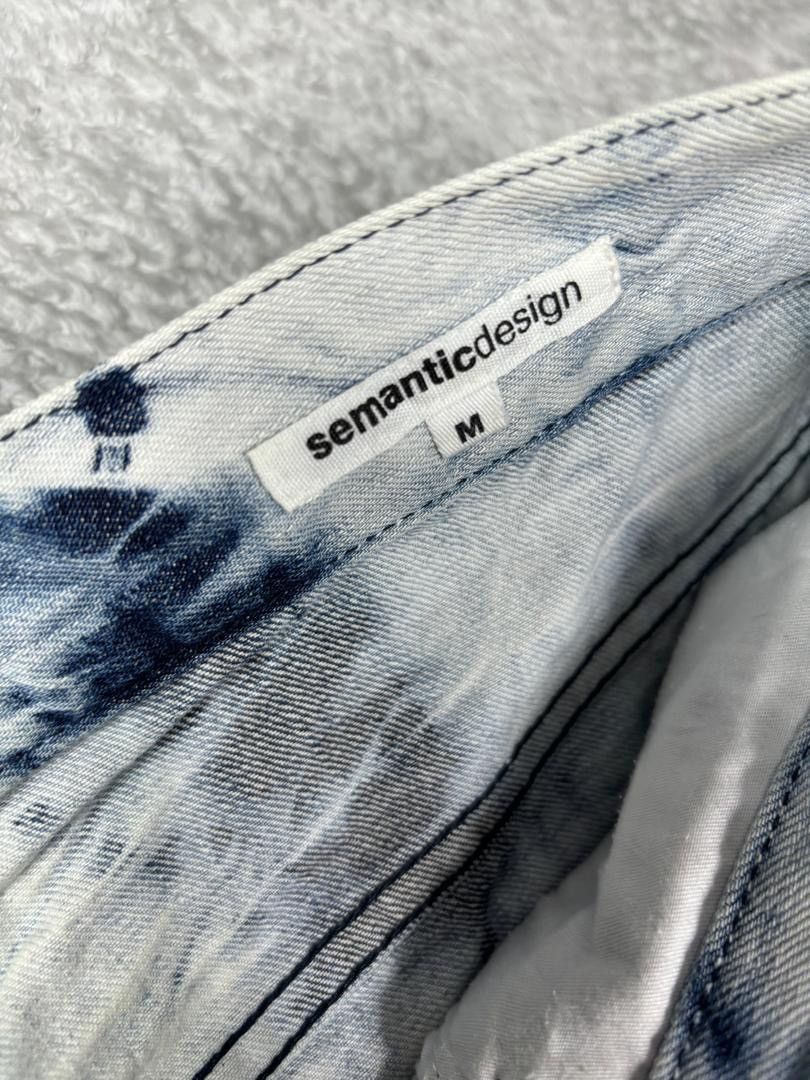 semanticdesign Semantic Design Stud Bleachwash Denim S0335 Size US 30 / EU 46 - 9 Thumbnail