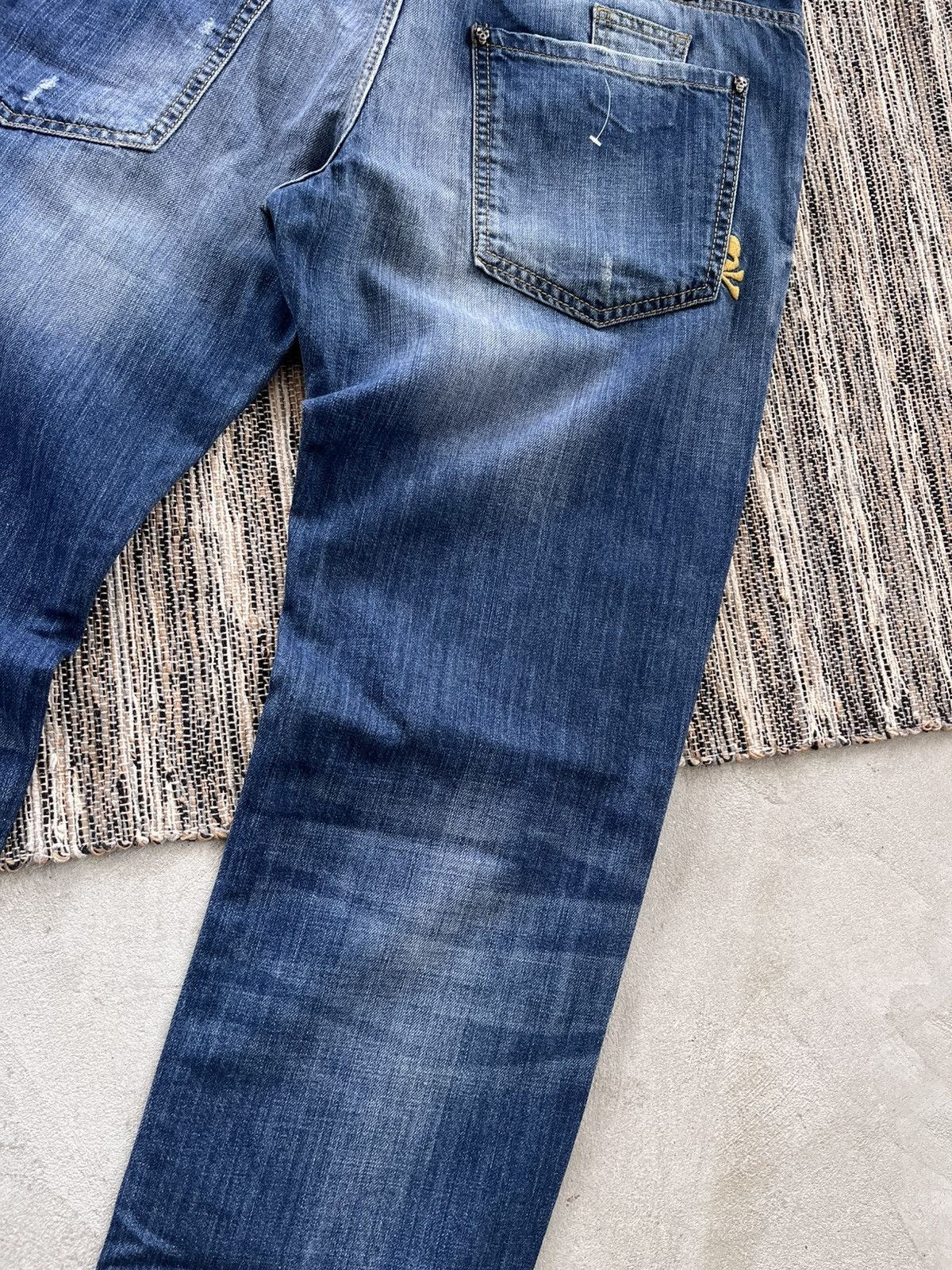 Philipp Plein New Philipp Plein Jeans Heavy Metal Logo Y2K Distressed Size US 36 / EU 52 - 12 Thumbnail