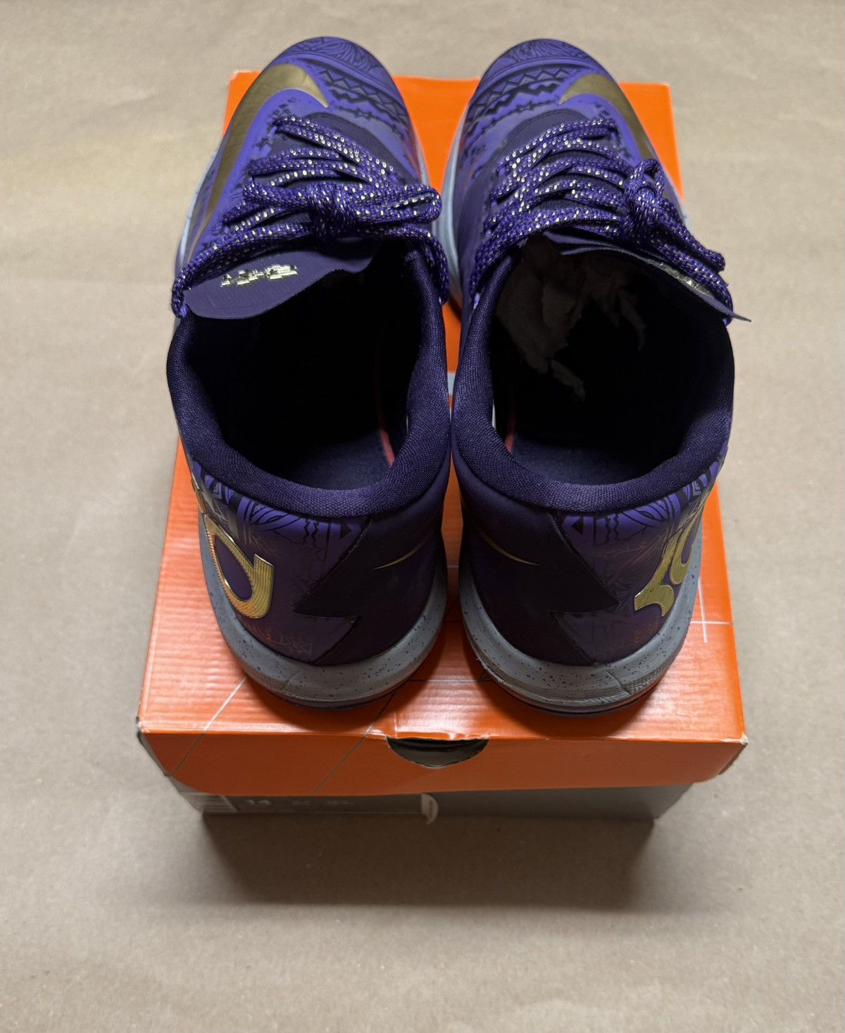 Nike Nike KD 6 BHM Kevin Durant men’s size 14 Basketball Rare! Size US 14 / EU 47 - 4 Thumbnail