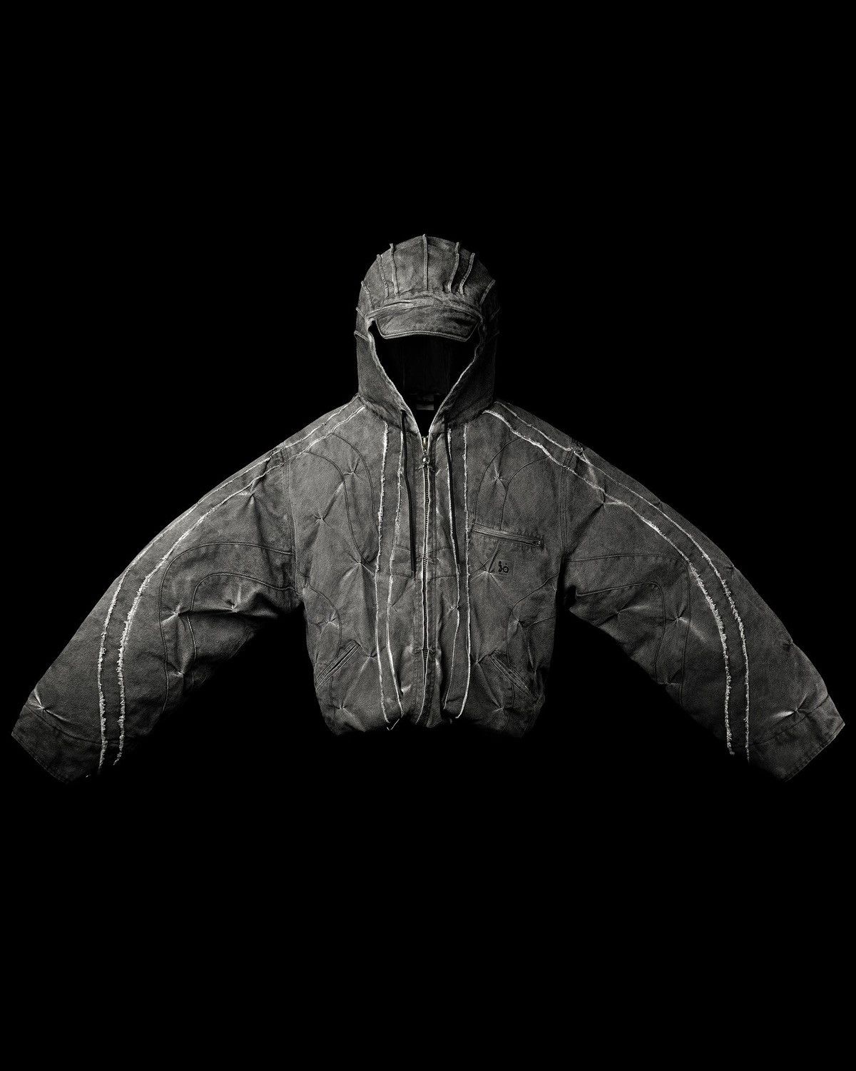 Bad Son Badson "Carbon" Heavy Jacket Size US XL / EU 56 / 4 - 2 Thumbnail