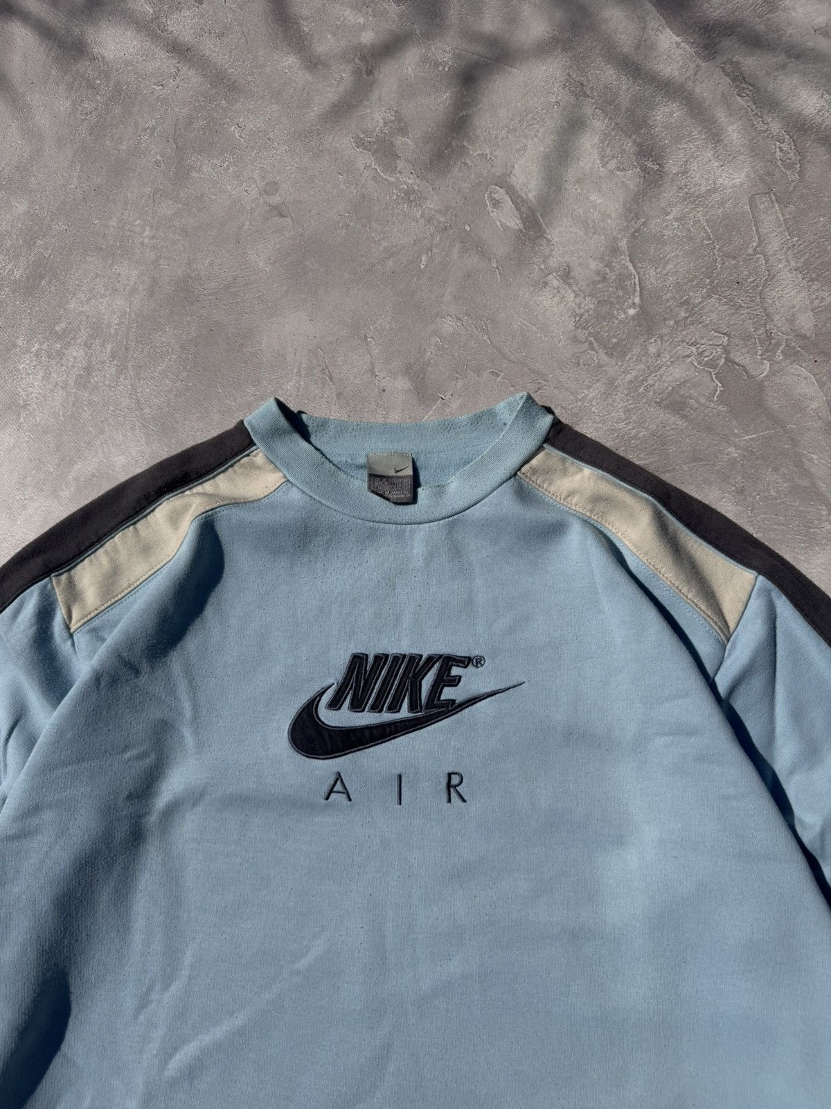 Nike Vintage 90s Nike Air Baggy Cotton Y2k Sweatshirt Size US XL / EU 56 / 4 - 4 Thumbnail