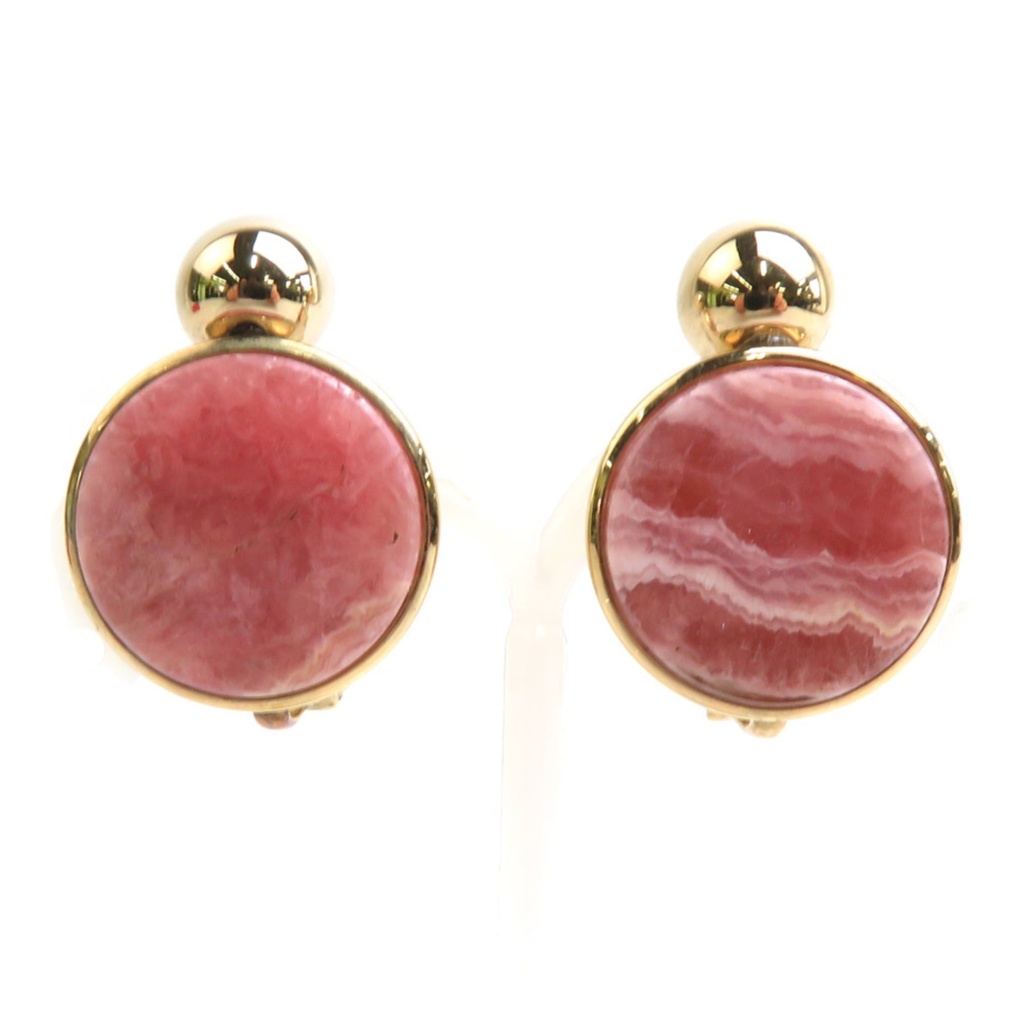 Dior Christian Dior Earrings, Metal and Stone, Gold Pink, Women's, Free Shipping, r11078a Size ONE SIZE - 1 Thumbnail