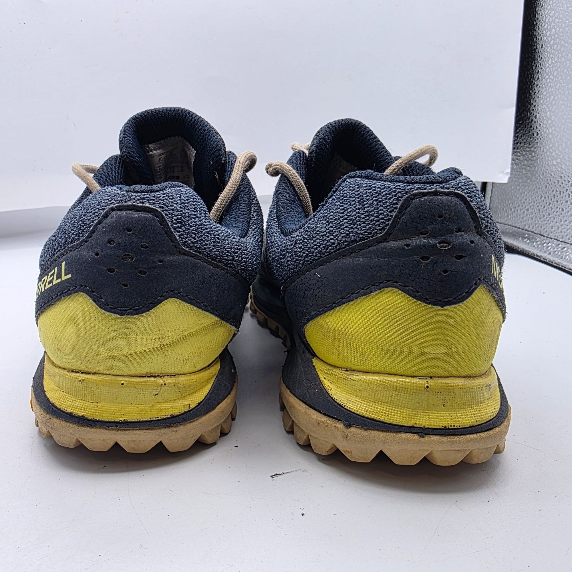 Merrell Merrell Antora 2 Womens Size 7 Gray Blue Yellow Trail Shoes Size US 7 / IT 37 - 5 Thumbnail