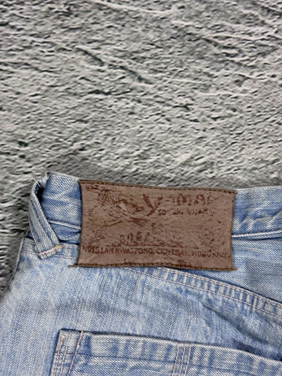 Evisu Evisu Yamane jorts light blue Y2K shorts denim white gull Size US 33 - 4 Thumbnail