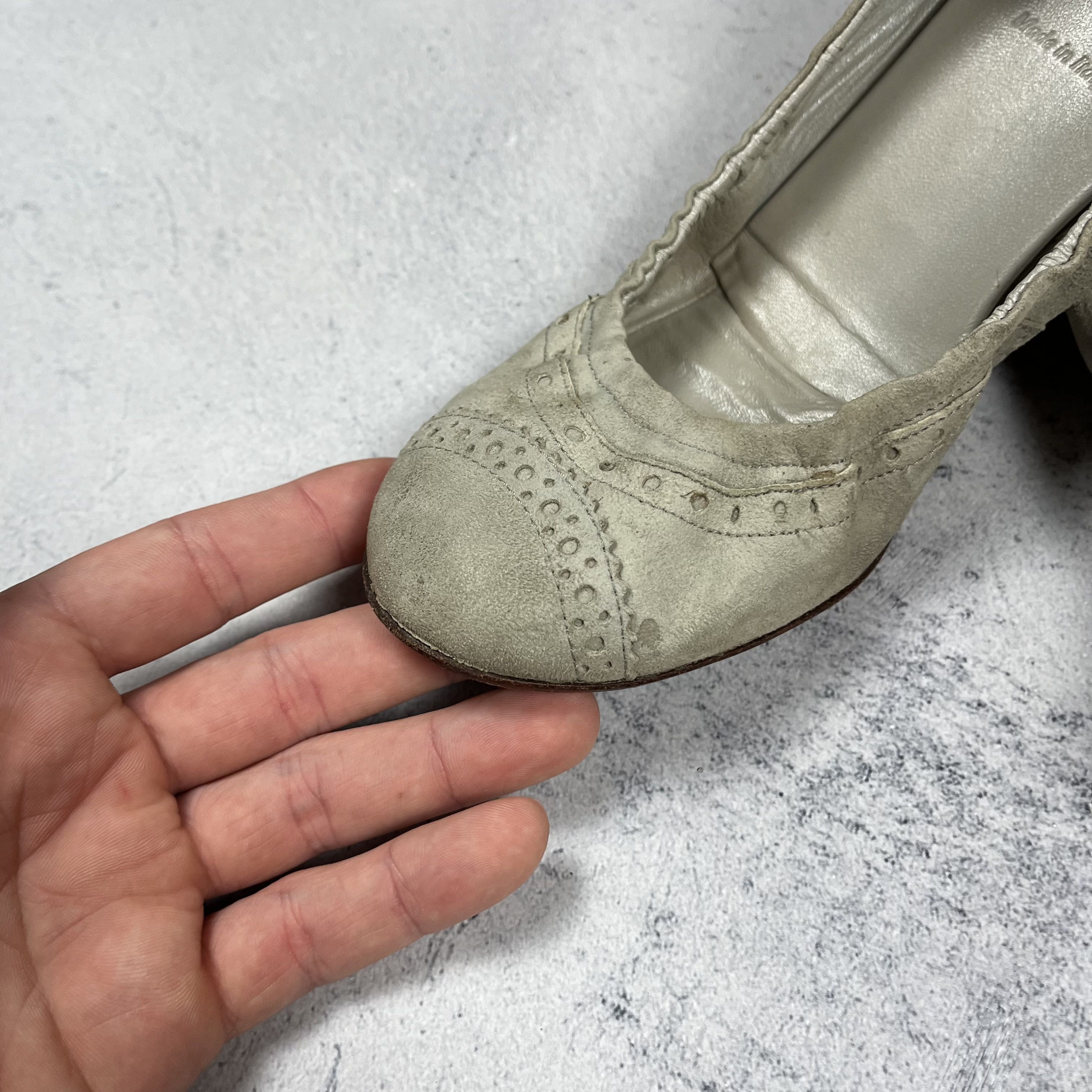 Brunello Cucinelli Ladies Brunello Cucinelli Monili Toe Suede Ballet Flats Size US 6.5 / IT 36.5 - 17 Thumbnail