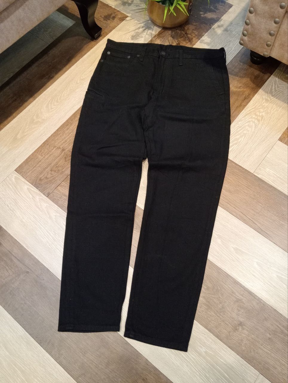 Maison MIHARA YASUHIRO GU MIHARAYASUHIRO GOOD INSPIRATION BLACK JEANS Size US 35 - 2 Thumbnail