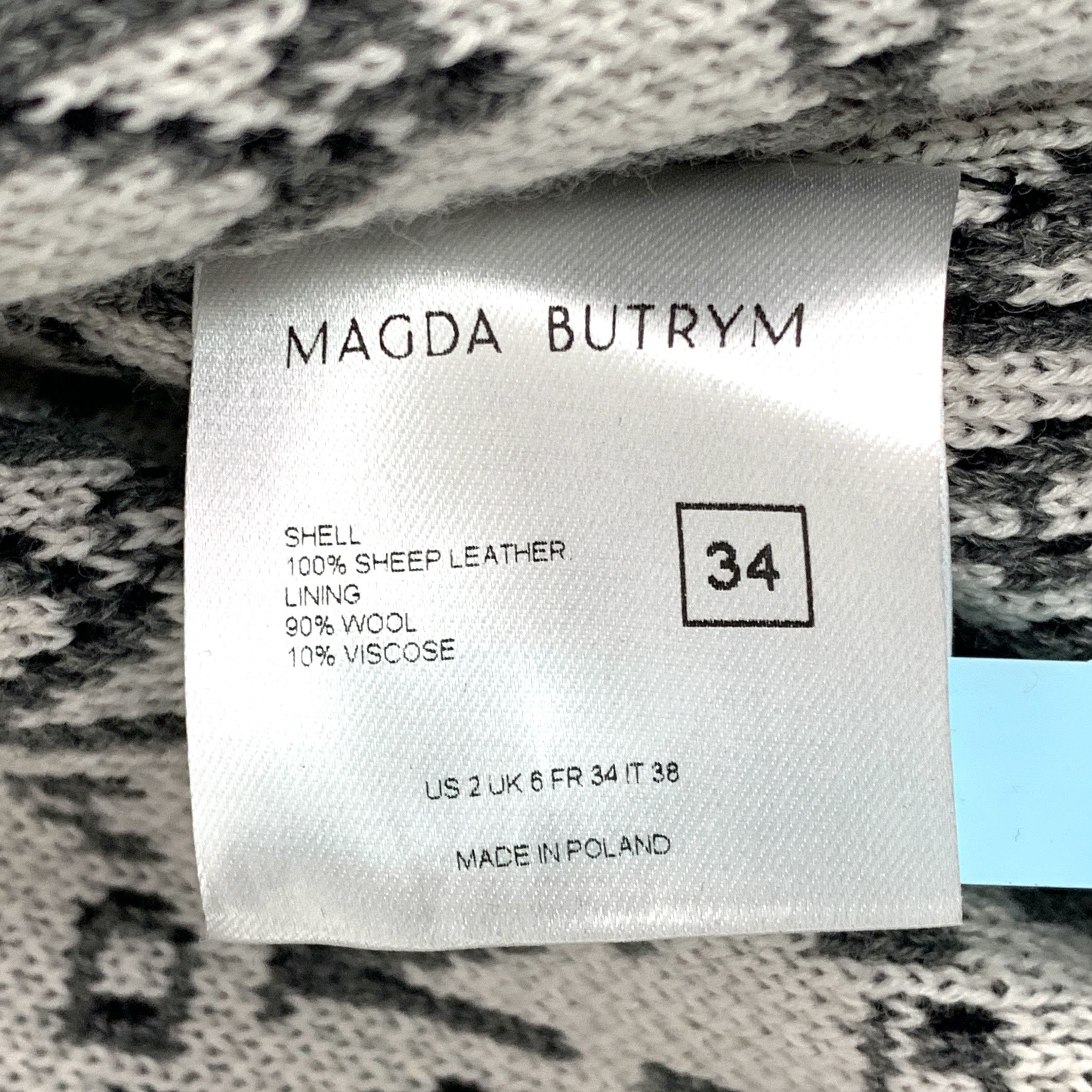 Magda Butrym Magda Butrym Black Leather Zip Jacket (Size XXS) Size XXS / US 00 / IT 34 - 6 Thumbnail