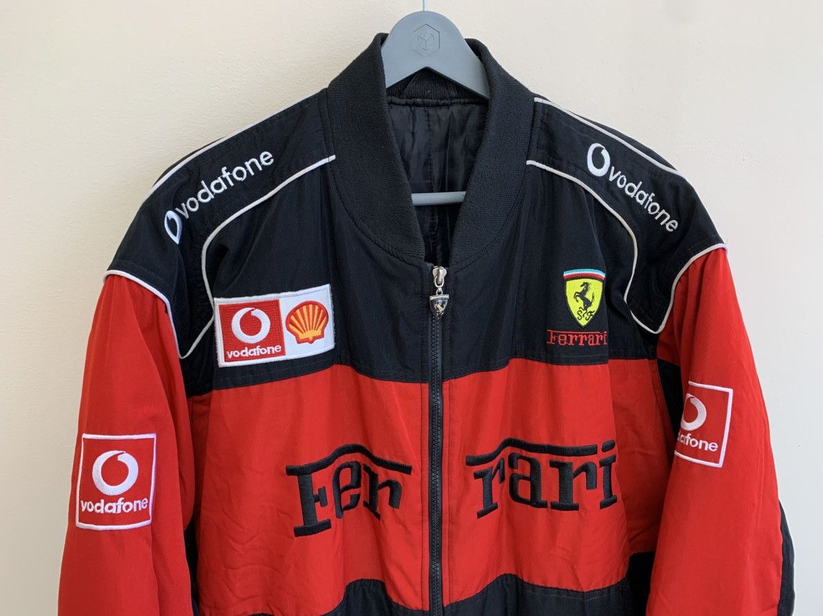 Ferrari Vintage 90s Ferrari Formula 1 Racing Bomber Jacket, size XL Size US XL / EU 56 / 4 - 2 Thumbnail