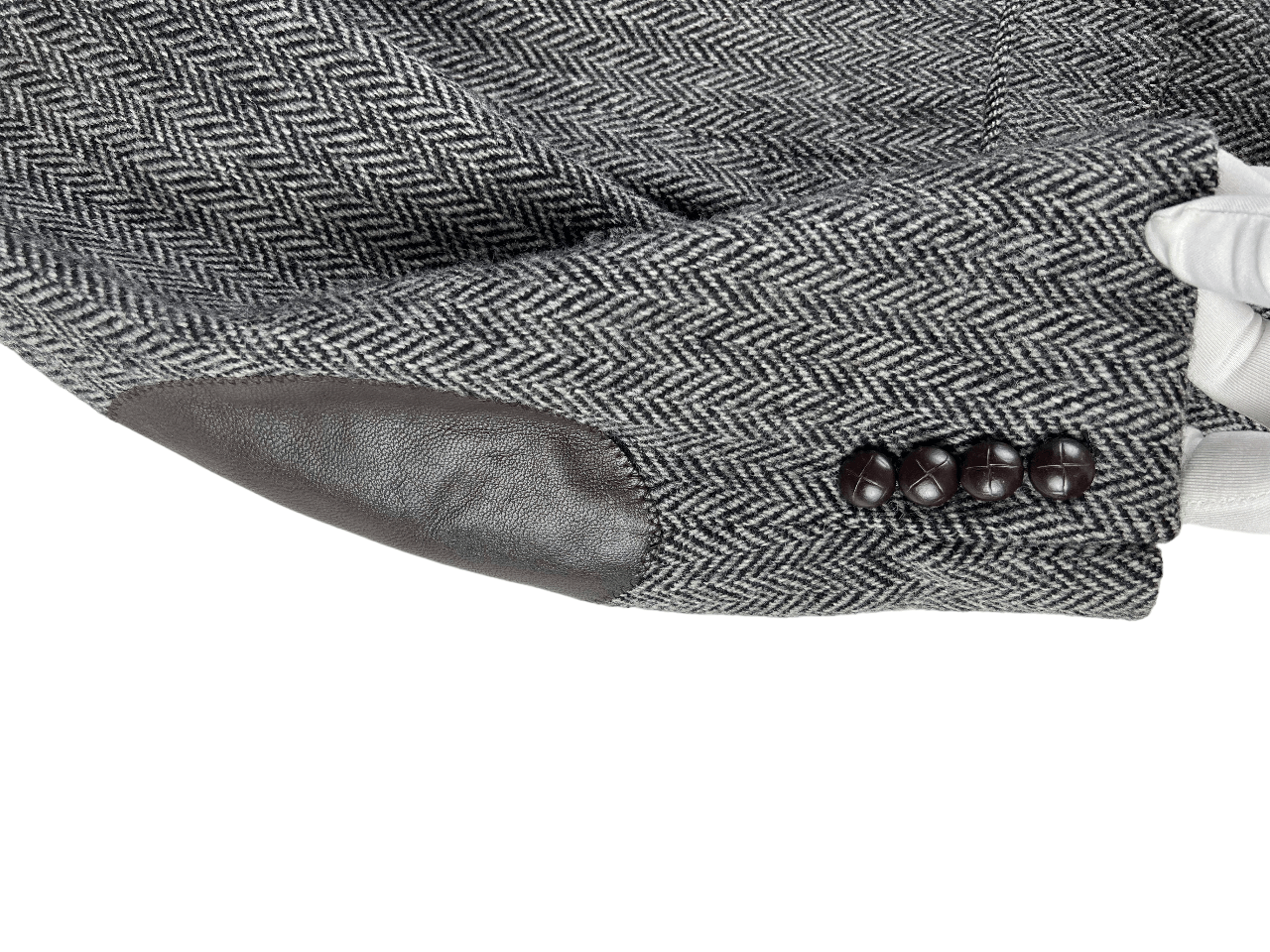 Harris Tweed × Vintage Vintage Harris Tweed Wool Blazer S Size 42S - 2 Thumbnail