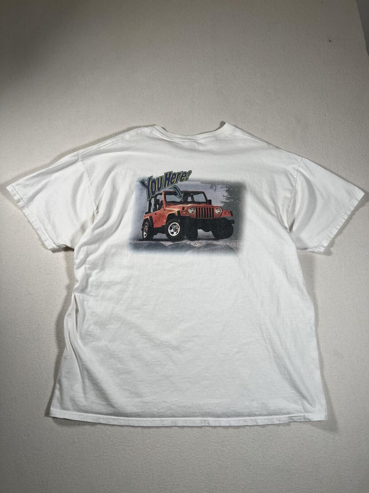 Jeep Vintage 90s Jeep Wrangler Promo Oversized Tee Size US XXL / EU 58 / 5 - 3 Thumbnail
