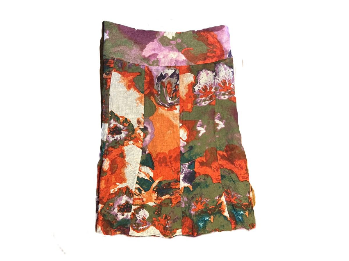 Vintage Vintage xxl Floral Skirt Size 32" / US 10 / IT 46 - 2 Thumbnail