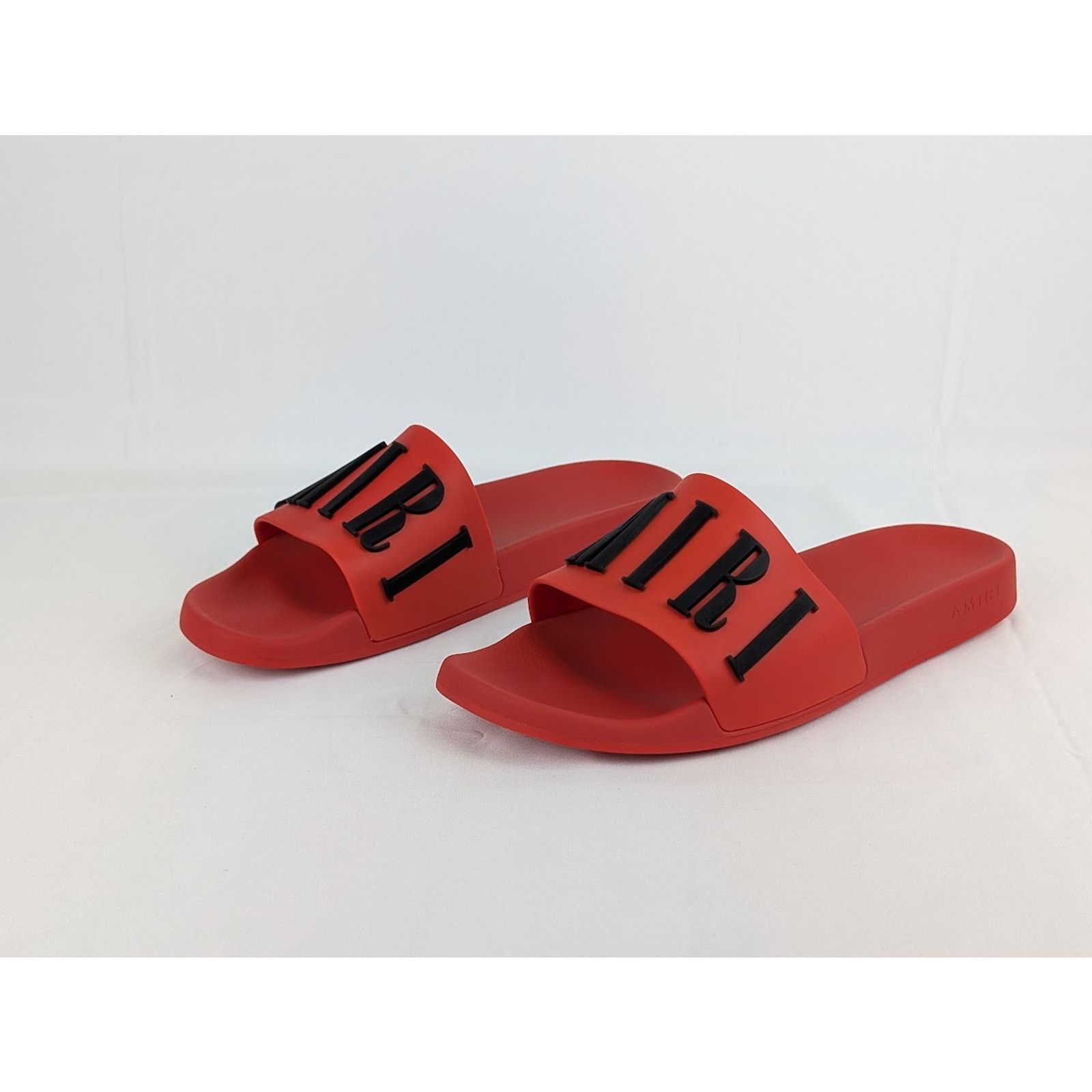 Amiri o1rshd1 Q: 2 / Logo Pool Slide in Red/Black Size US 8 / EU 41 - 8 Thumbnail